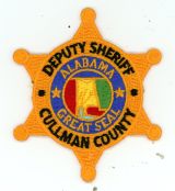 ALABAMA,A,CULLMAN COUNTY SHERIFF BADGE PATCH 1